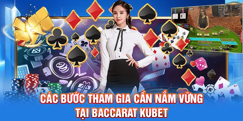 Các bước tham gia cần nắm vững tại Baccarat Kubet